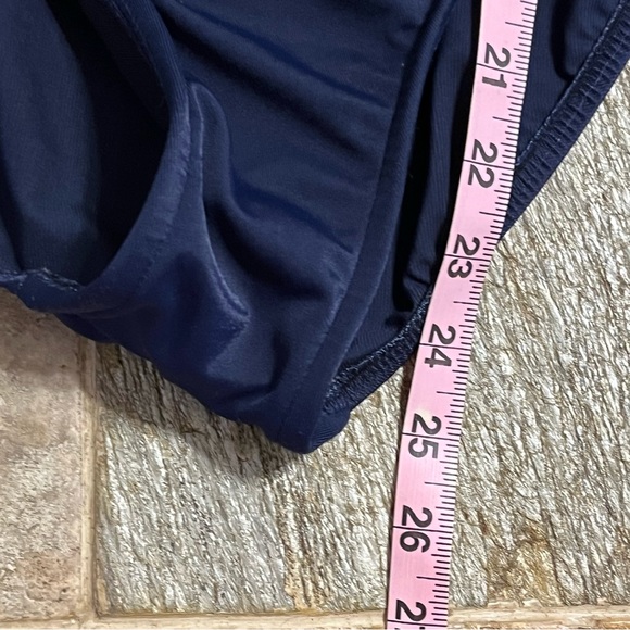 MagicSuit Navy Blue Ruched One Piece Bathing Swimsuit Women’s Size 12 - Picture 7 of 14